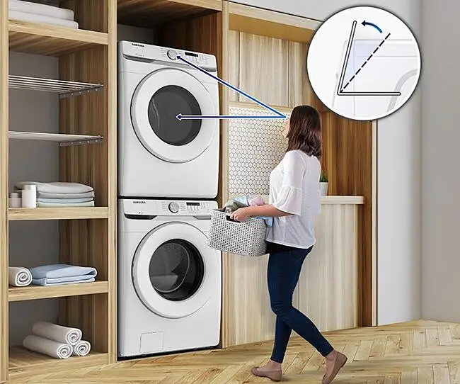 Samsung 5.2 Cu.ft. Front Load Washer with Shallow Depth - White