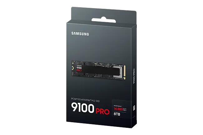 Samsung 9100 PRO Series - 8TB M.2 NVMe 2.0 PCIe Gen5. X4 SSD