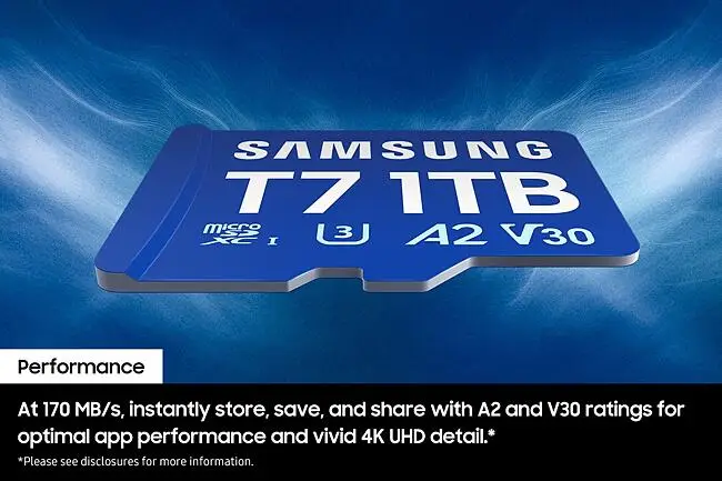 Samsung T7 512GB microSD card – Challenger Singapore