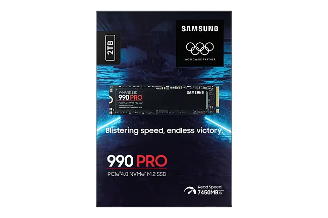 Solid-State Drive (SSD) SAMSUNG 990 Pro, 2TB, PCIe NVMe 4.0 x4, M