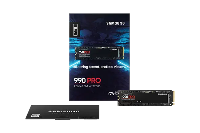 Solid-State Drive (SSD) SAMSUNG 990 Pro, 1TB, PCIe NVMe 4.0 x4, M