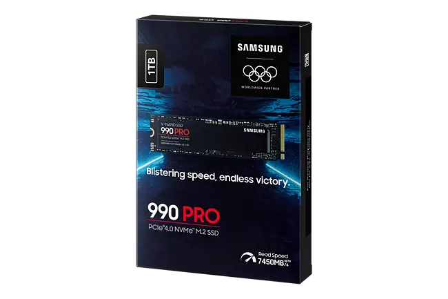 Solid-State Drive (SSD) SAMSUNG 990 Pro, 1TB, PCIe NVMe 4.0 x4, M