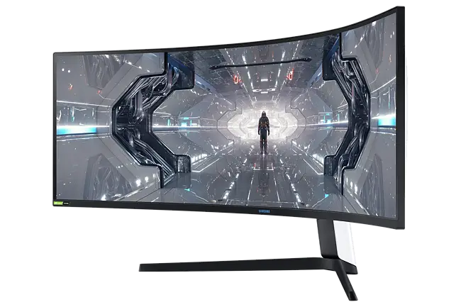 Monitor Gaming Odyssey G9 de 49” con pantalla curva de 1000R