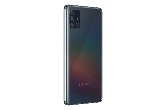 Samsung Galaxy A51 Prism Crush Black Smartphone | Smartphone