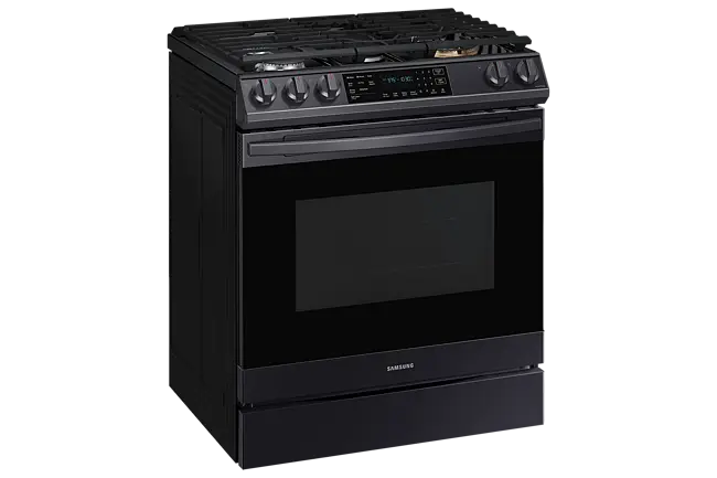 samsung 30 inch gas range with air fryer