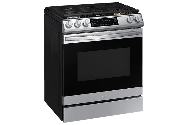 samsung 30 inch gas range with air fryer