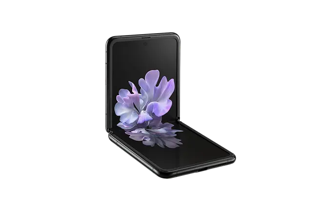 Telefon SAMSUNG Galaxy Z Flip, 256GB, 8GB RAM, Dual SIM, Mirror Black