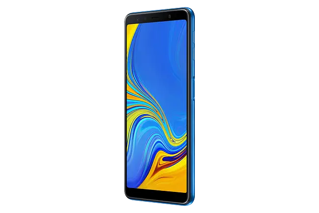 Samsung Galaxy A7 2018 Blue Smartphone Mobile