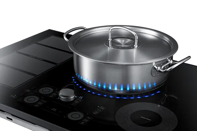 Les Numériques : table de cuisson Samsung Virtual Flame - Vidéo