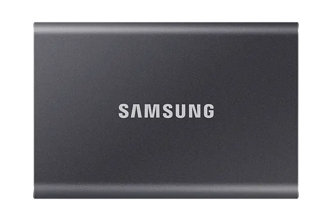 Samsung T7 Portable SSD - 1TB - Titan Gray - MU-PC1T0T/AM