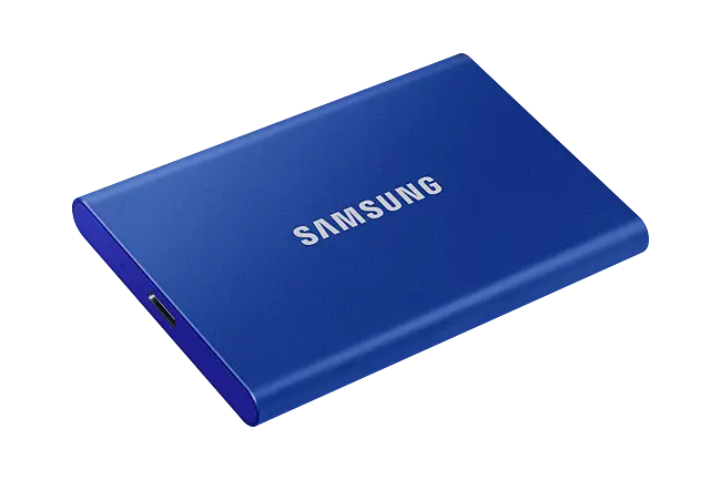 Samsung T7 2TB USB3.2 Blue External Solid State Drive - Canada