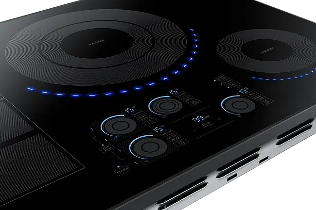 Samsung cooktop cookware breakdown