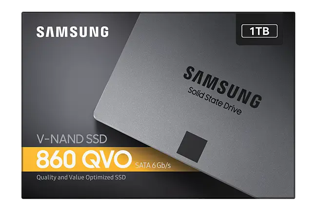 Solid-State Drive (SSD) SAMSUNG 860 QVO, 1TB, SATA3, 2.5