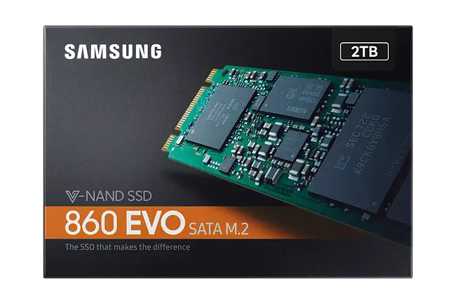 Solid-State Drive (SSD) SAMSUNG 860 EVO, 2TB, SATA3, M.2, MZ-N6E2T0BW