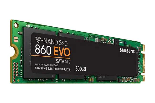 Solid-State Drive (SSD) SAMSUNG 860 EVO, 500GB, SATA3, M.2, MZ