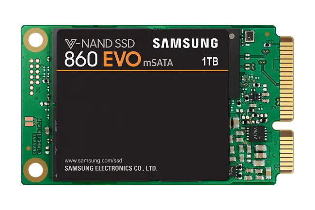 Solid-State Drive (SSD) SAMSUNG 860 EVO, 1TB, mSATA, MZ-M6E1T0BW