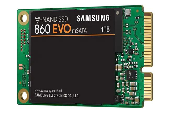 Solid-State Drive (SSD) SAMSUNG 860 EVO, 1TB, mSATA, MZ-M6E1T0BW