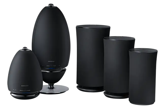Samsung Wam3500 Samsung Wireless Audio Multiroom Samsung WAM3500 Radiant  360° Wireless, Bluetooth Speaker, Black - Main Image