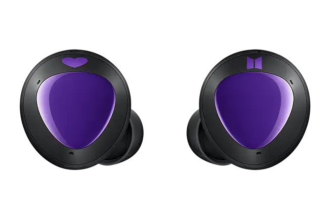 Purple Earphones Bts Edition Earbuds Bts Galaxy Buds Release