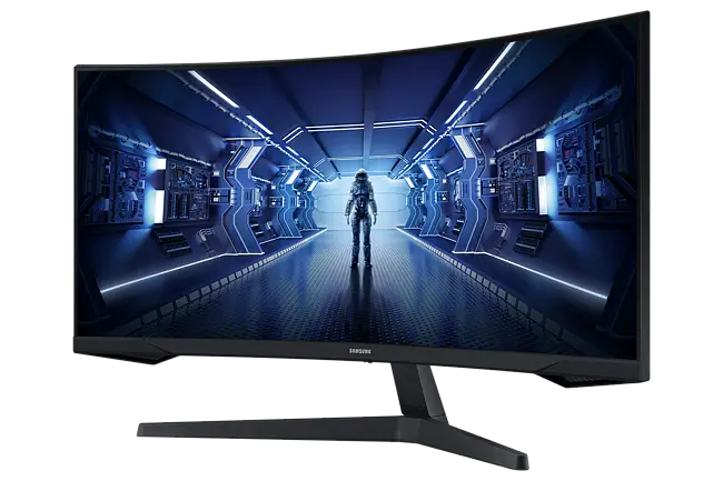 ☆ 良品 SAMSUNG Odyssey G5 ゲーミングモニター 湾曲モニター Samsung Odyssey G5 C34G55TWWN 34