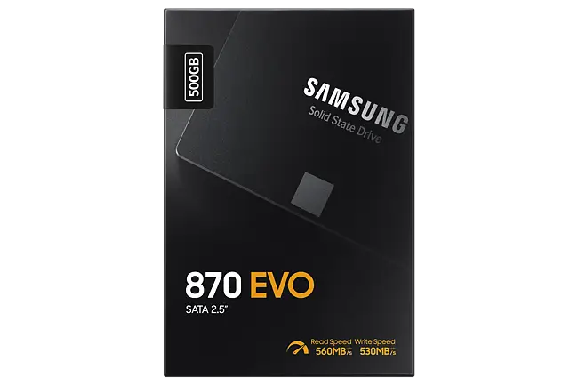 Disco SSD Interno SAMSUNG 870 EVO (500 GB - Serial ATA III - 560