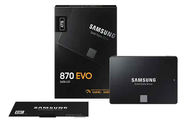 内蔵型SSD Samsung 870 EVO 4TB SSD Samsung 870 EVO 4TB SATA 2.5'' SSD – Challenger Singapore