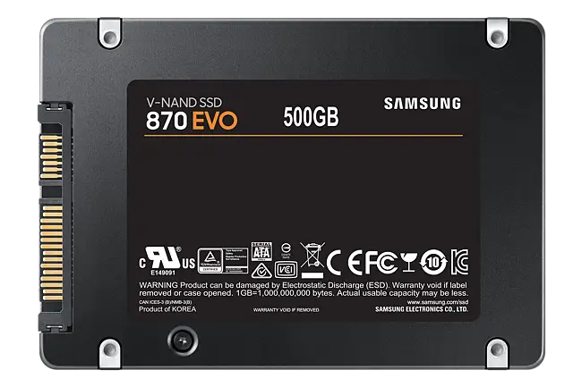 Samsung 870 EVO 500GB SATA 2.5'' SSD – Challenger Singapore