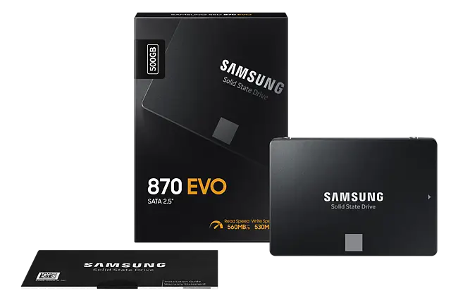 Samsung 870 EVO 500GB SATA 2.5'' SSD – Challenger Singapore