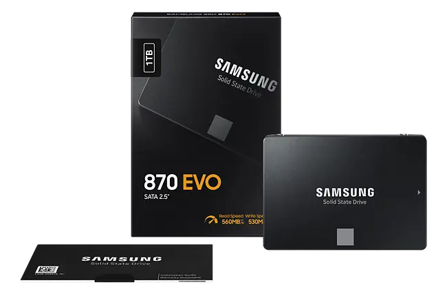 Samsung 870 EV0 SATA 1TB Internal Solid State Drive