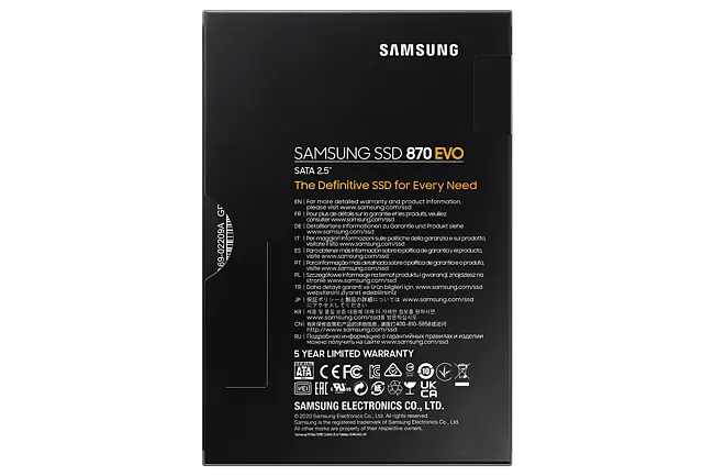 Samsung 870 EVO 4TB SATA III Solid State Drive - Canada