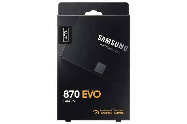 Samsung 870 EVO MZ-77E4T0B/AM 4 TB Solid State | PC-Canada