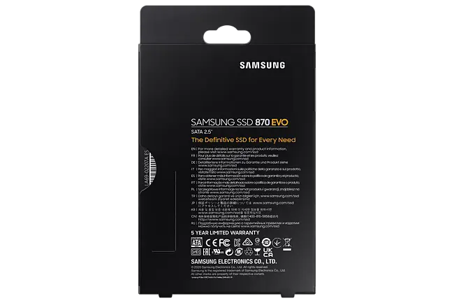 Samsung 870 EVO 1TB SATA 2.5インチ SSD 870 EVO SATA 2.5 inch 1TB SSD | Samsung US
