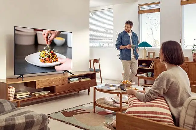 Pantalla LED Samsung 50 4K Smart TV UN50AU7000FXZX – Foly Muebles la  mueblería más grande de la región