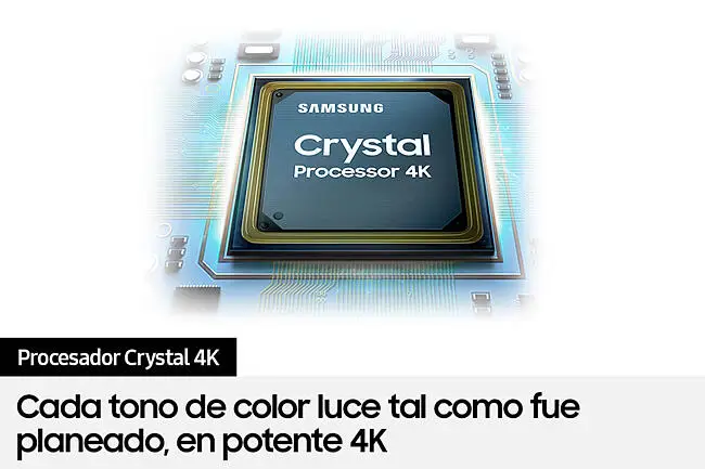 SAMSUNG Pantalla Samsung 65' Crystal UHD 4K UN65AU7000FXZX (2021). :  : Electrónicos