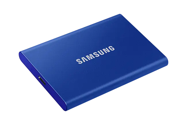 SSD extern SAMSUNG T7 MU-PC2T0H/WW, 2TB, USB 3.2 Gen 2, albastru