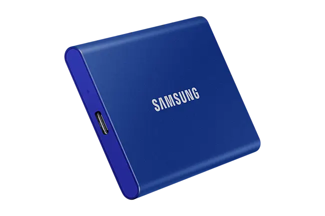 SSD extern SAMSUNG T7 MU-PC2T0H/WW, 2TB, USB 3.2 Gen 2, albastru