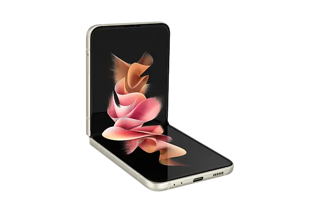 Samsung Galaxy Z Flip3 5G (8GB + 128GB) Cream Smartphone