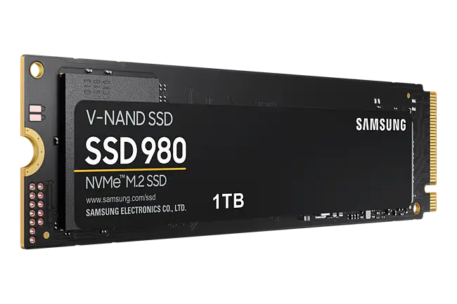 Samsung 980 Disque Dur interne SSD M2 Nvme M.2 2280 ,3500 Mo/s 1