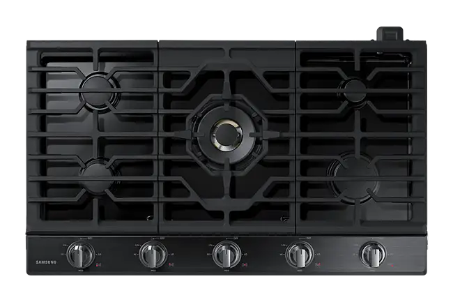 samsung black gas stove