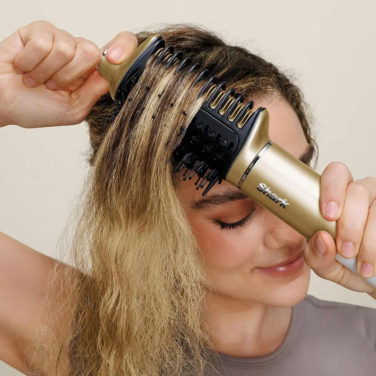 Shark Glam Hot Tool Air Styling + Drying System Gold 5-in-1 - For