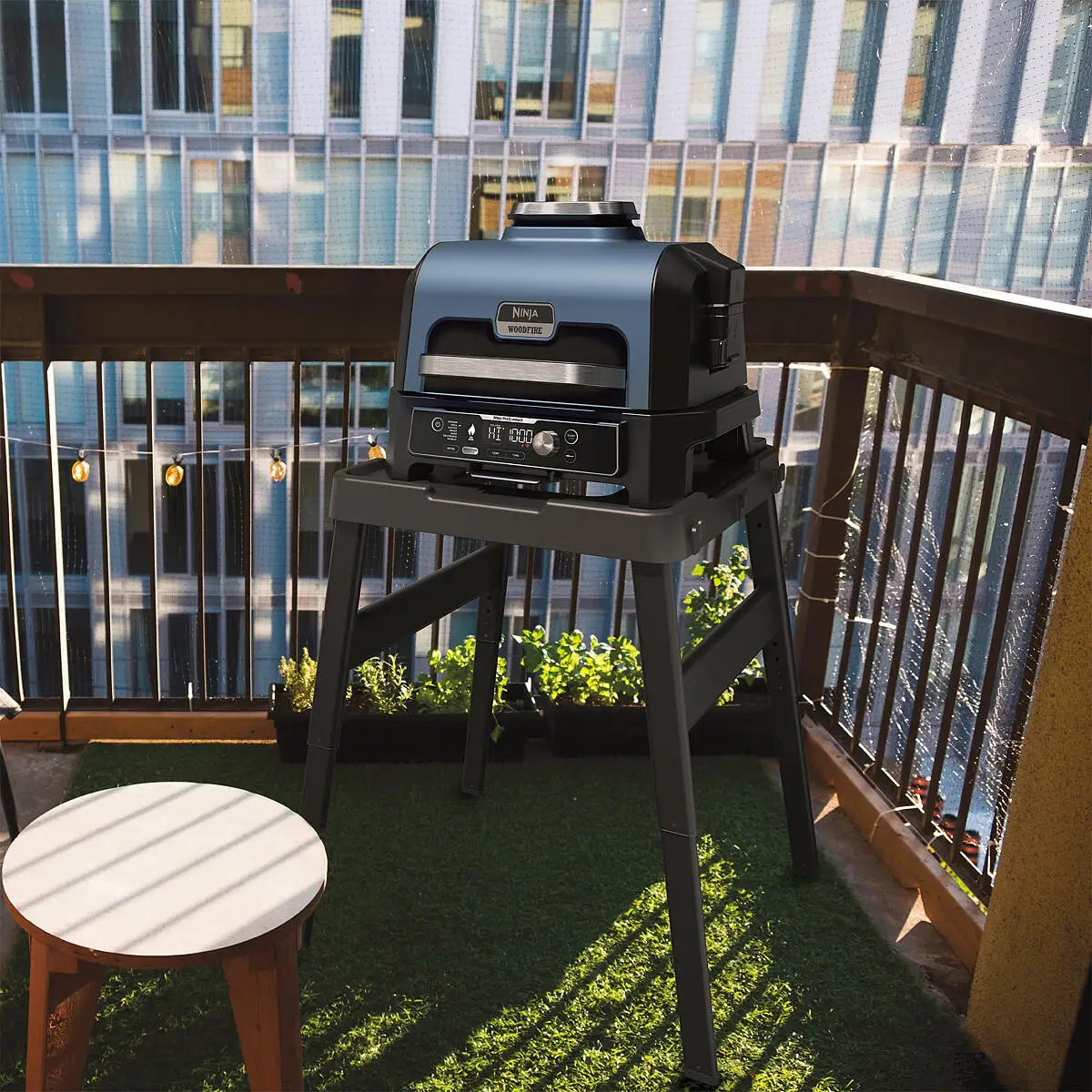 Suphomeware Grillabdeckung Für Ninja Woodfire Pro OG800/OG900/OG951 – Wasserdicht, 600D Polyester, Mit Zugseil & Schnalle