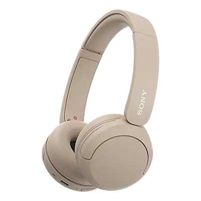 Sony WH-CH520 Over Ear Wireless Bluetooth Headphones Beige - WHCH520C.CE7