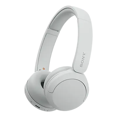  Sony WH-CH520 Best Wireless Bluetooth On-Ear Headphones with  Microphone for Calls and Voice Control, Up to 50 Hours Battery Life with  Quick Charge Function, Includes USB-C Charging Cable - Beige 