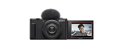 Sony ZV-1F Compact Vlogging Camera with 20mm Lens, 4K Ultra HD