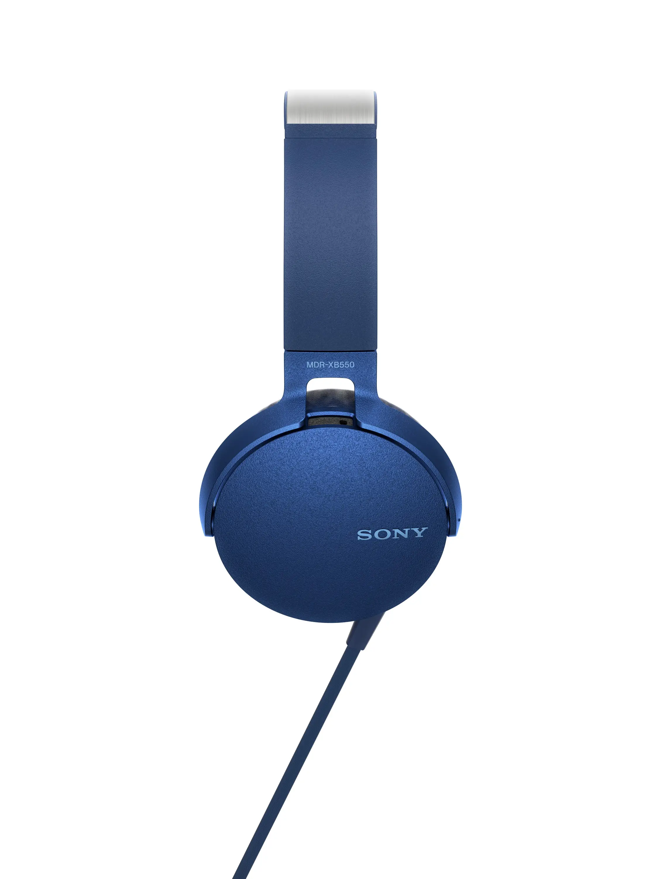 Auriculares con Cable SONY MDR-XB550AP (On Ear Micrófono Azul