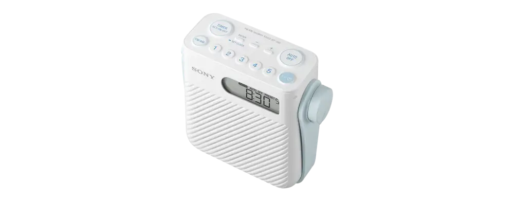 Radio De Douche FM/AM Sony ICF-S80 – Neuve Sous Emballage – Étanche Et Compacte