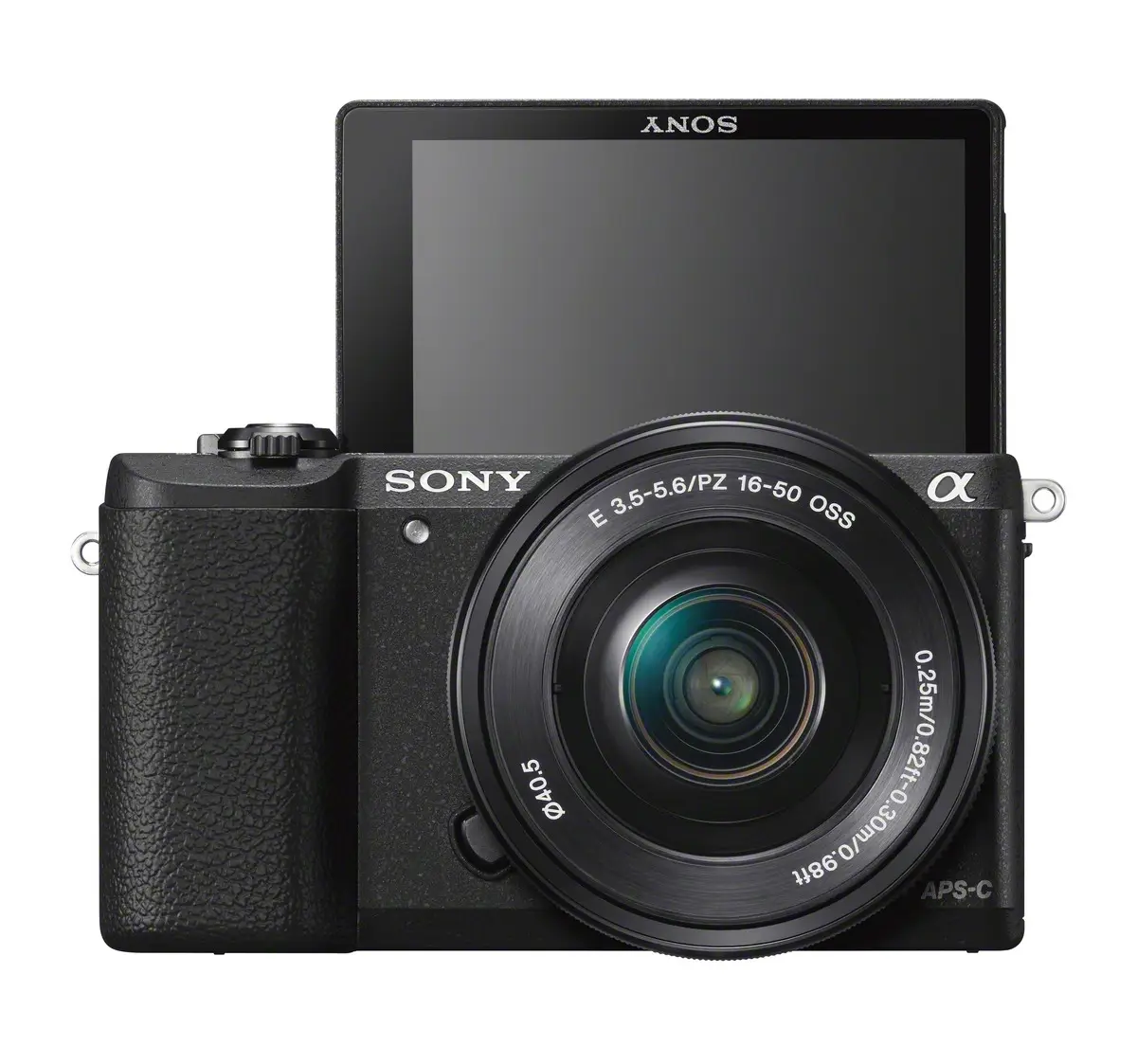 Aparat foto Mirrorless SONY Alpha A5100, 24.3 MP, Wi-Fi, negru +