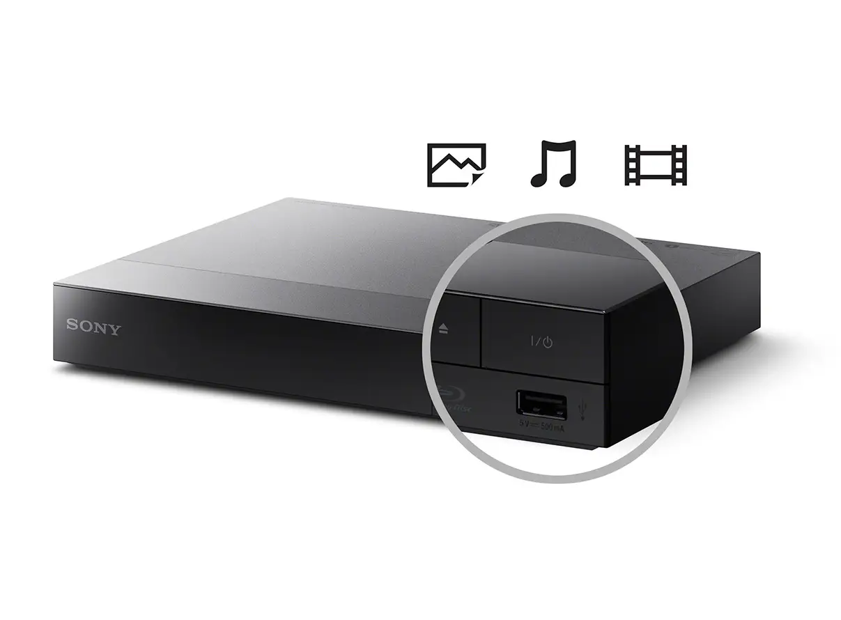 Reproductor de Blu-ray con conversión de señales 4K y Wi-Fi®, BDP-S6700
