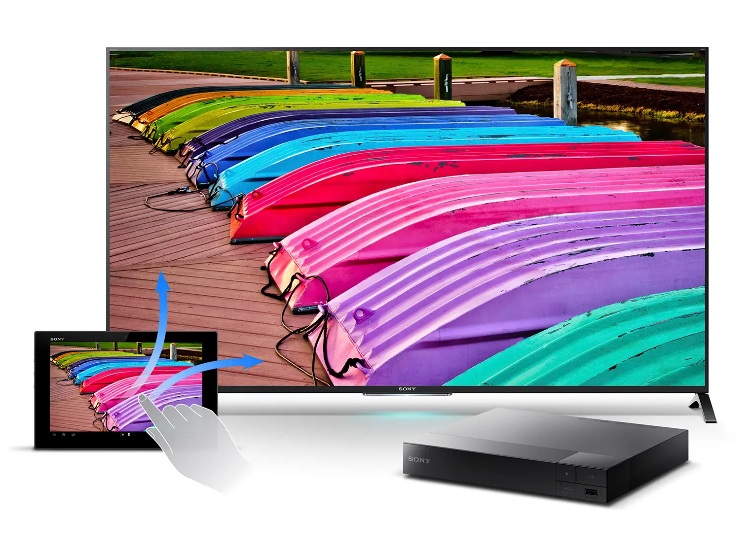 Blu-ray-spelare med 4K-uppskalning och Wi-Fi®, BDP-S6700
