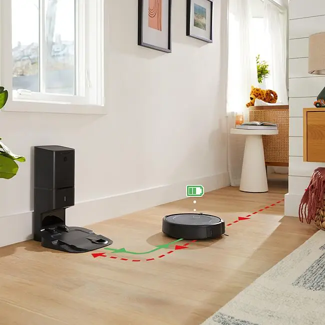 Robot aspirador Roomba® i5 Plus con conexión Wi-Fi, vaciado